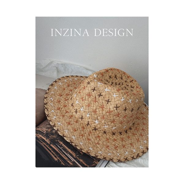 Retro Personality Western Cowboy Style Straw Hat - Image 10