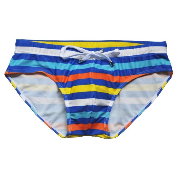 Men Striped swimwear with rope Brand man swimming trunks Beach Short Surfing Lashing sexy man triangular Hot sell summer - Image 4