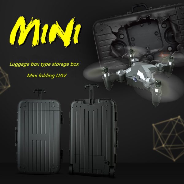 New Luggage Box Storage Box Folding Mini UAV Aerial Photography Remote Control Four Axis Children's Toys Drone - Image 2