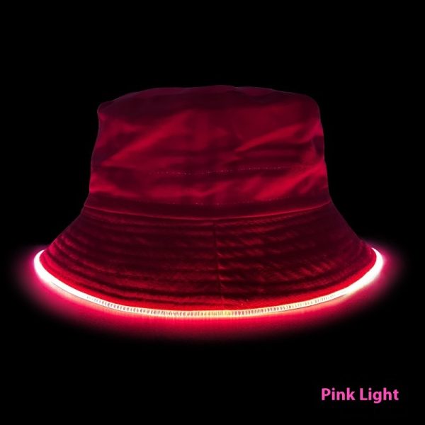 Sun LED Light Optical Fiber Luminous Bucket Hat - Image 8