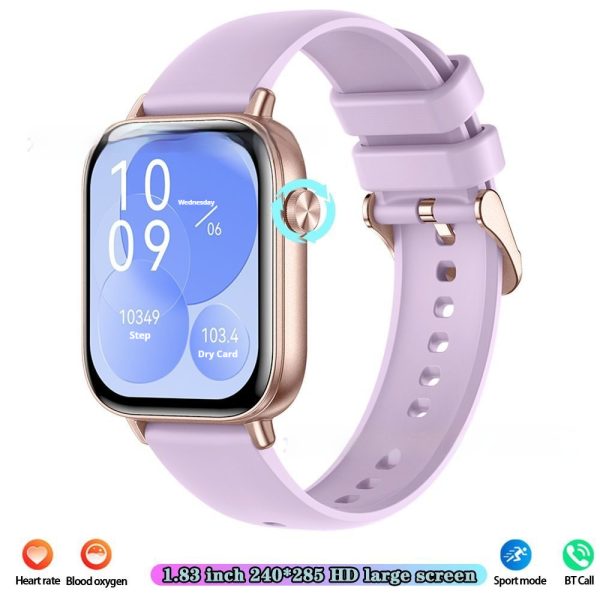 Smart Watch Mobile Pedometer Heart Rate Monitoring Bluetooth Calling 169 Touch Display Smart Bracelet - Image 9