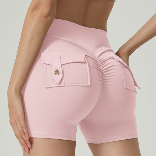 Pocket Fitness Sports Yoga Shorts - Image 3