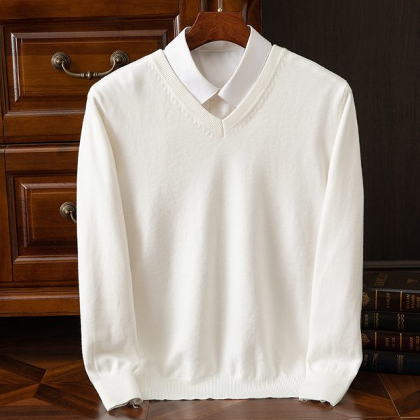 New Men's V-neck Sweater Fashion - Image 6