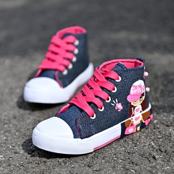 Children's Shoes Canvas Girls' Sneakers - Image 2