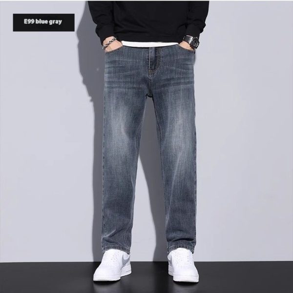 Jeans Loose Straight Casual Long Pants Men - Image 9