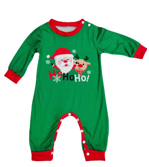 Christmas Pajamas For Family Matching Family Christmas PJs Sets Santa Claus Printed Top Sleepwear - Image 7