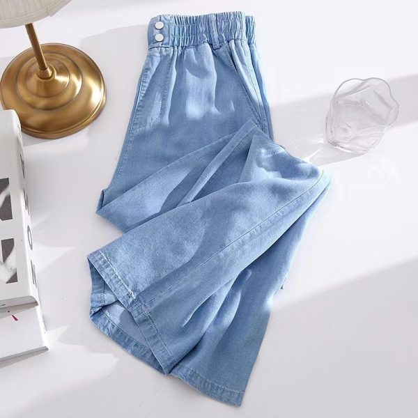 Jeans Women's Summer Thin High Waist Drooping - Image 3