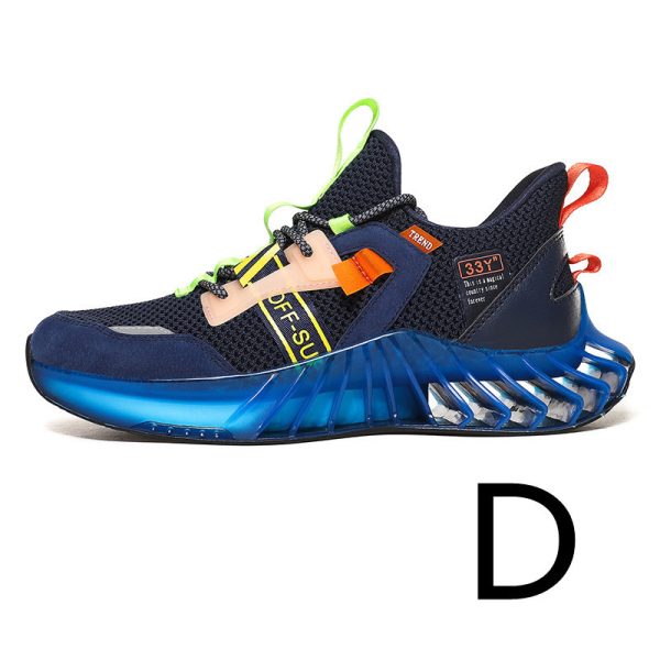 Men's Casual Youth Single Net Shoes Colorful Sports Tide - Image 4