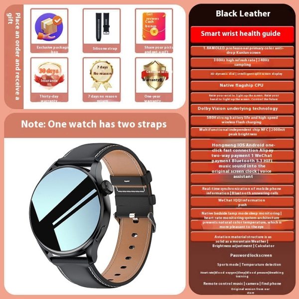 Smart Watch Bluetooth Calling Heart Rate Blood Pressure Multifunction - Image 10