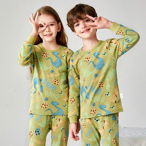 Children's Underwear Set Cotton Boys And Girls Underwear Set Pajamas - Image 7