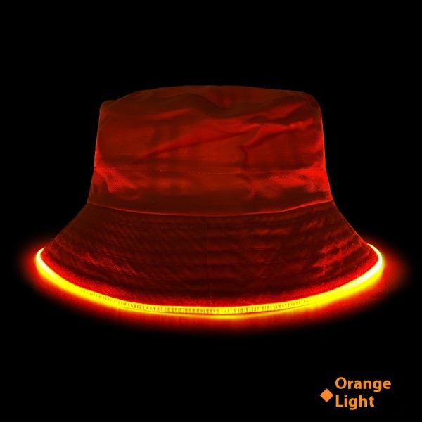 Sun LED Light Optical Fiber Luminous Bucket Hat - Image 7