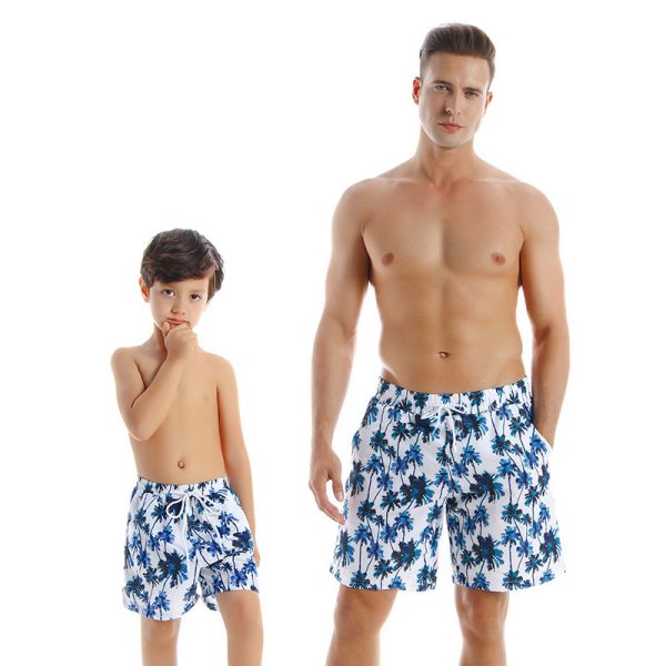 New Style Parent Child Swimwear Quick Drying Beach Pants - Image 4