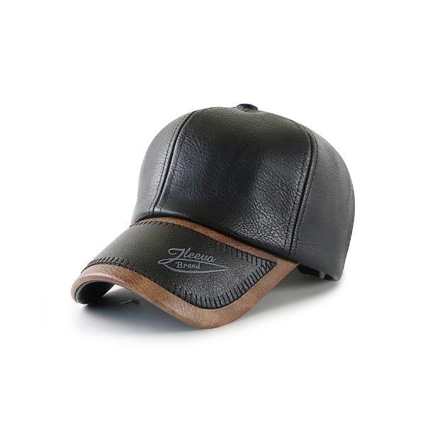 PU Washed Baseball Cap Hat - Image 4