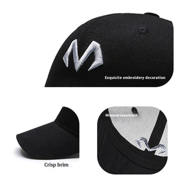 Plus Size Hat Women's Sports Casual Peaked Cap Big Head Circumference - Image 5