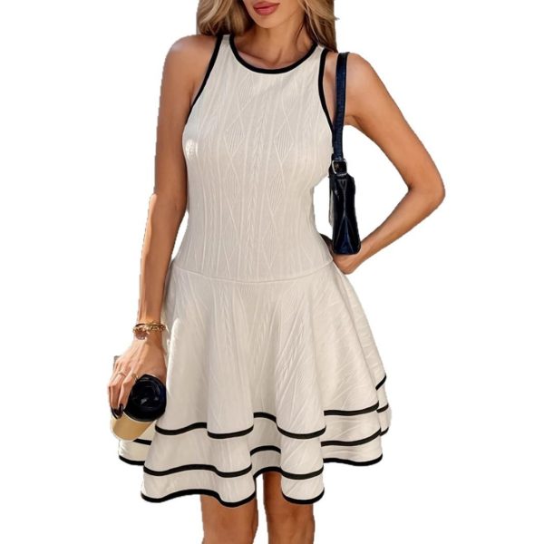 Pure Desire Stitching Sleeveless Dress Women - Image 2