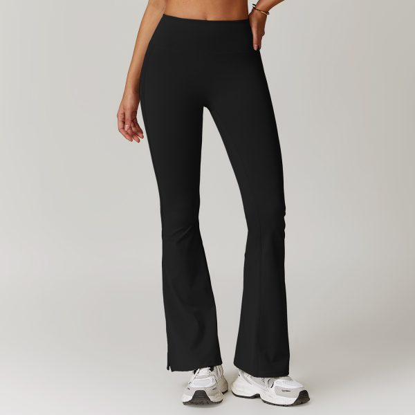 Skinny Peach Hip Raise Yoga Pants Running Sports Bell-bottom Pants - Image 2