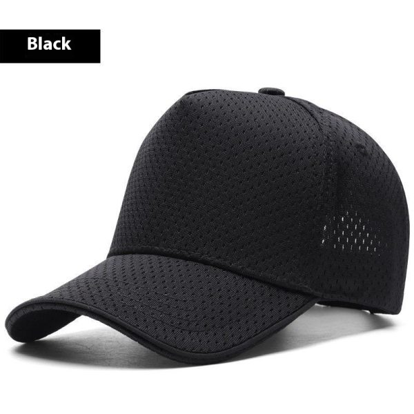 Full Mesh Breathable High Crown Baseball Cap - Image 8