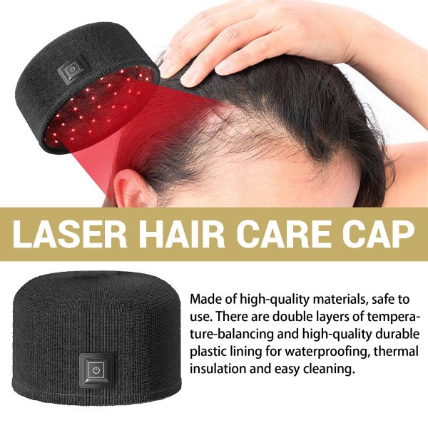 Houkea Dense Toupee Hair Repair Manic Thick Hairline Fixation Head Massage Care Heating Cap