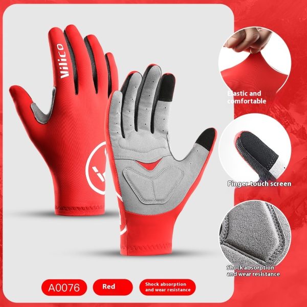 Spring And Summer Outdoor Mountain Bike Riding Gloves Thin Shock Absorption - Image 7