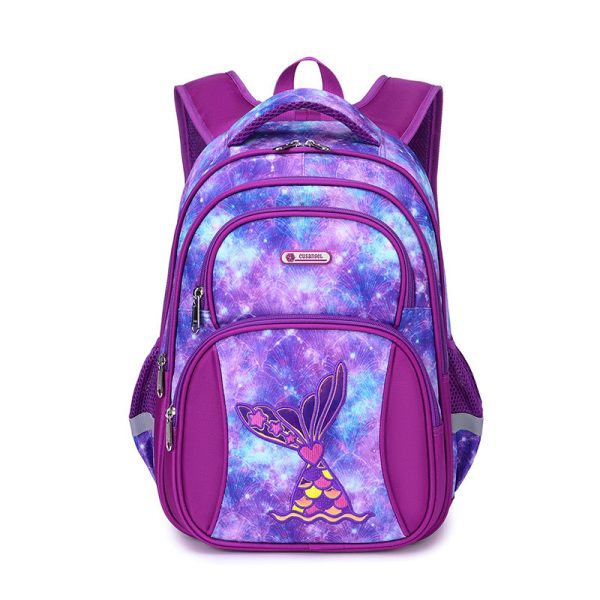 Primary School Boys Large Capacity Children's Backpack Space Schoolbag - Image 8