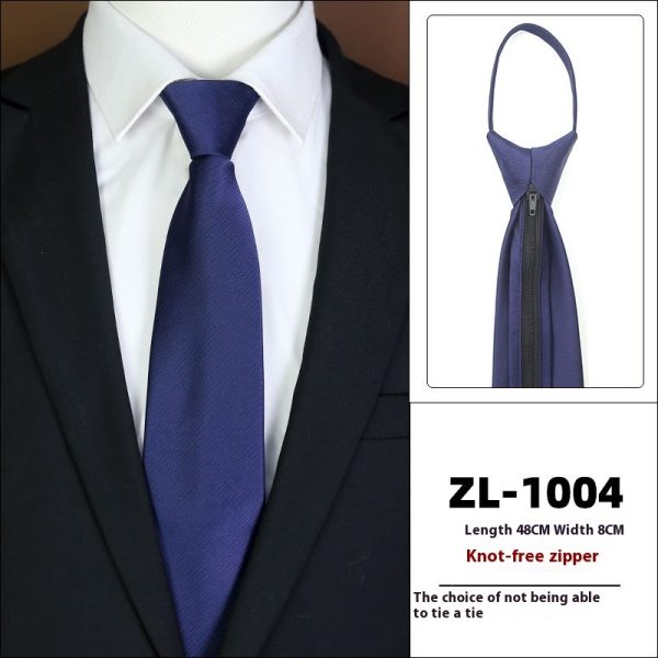 Men's Formal Wear Business Zipper Tie-free - Image 9