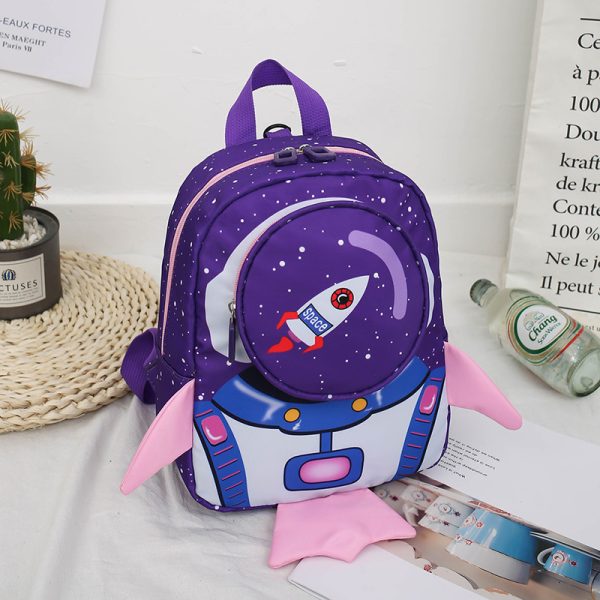 Anti-lost Children Backpack Hand Holding Rope Kindergarten Backpack - Image 6