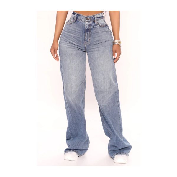 Women's Casual Loose Wide-leg Jeans - Image 2