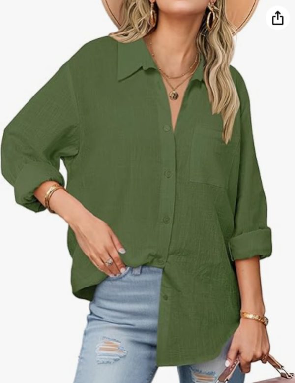 Casual Long-sleeved Shirt For Women - Image 10