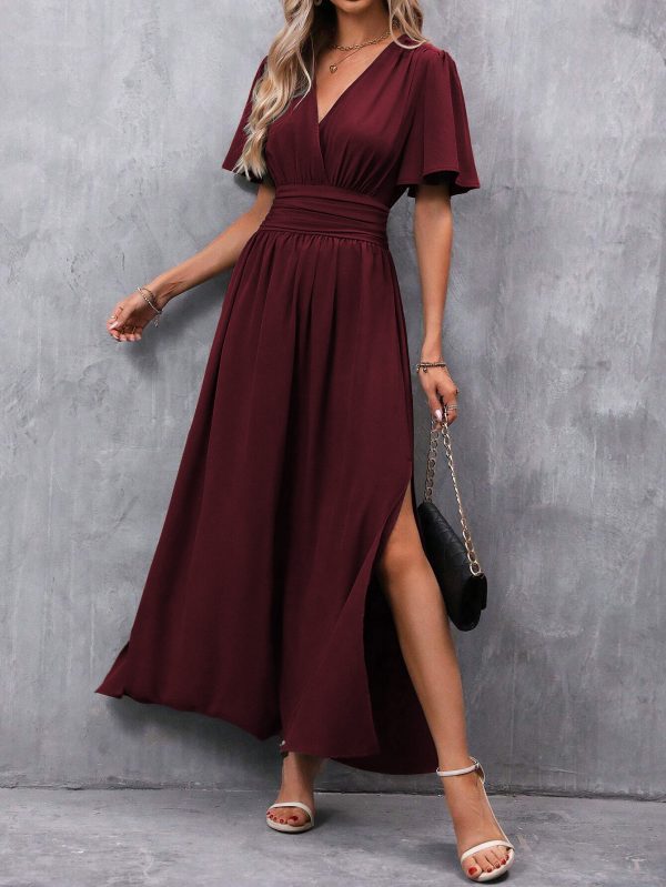 Fashionable Elegant Split Dress Women's Clothing - Image 8