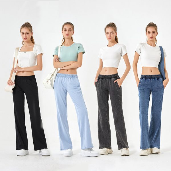 Spring And Summer High Waist Loose All-matching Jeans