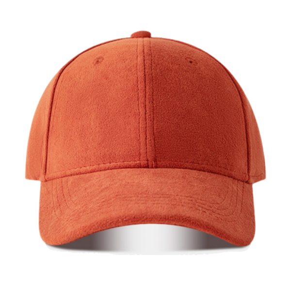 Suede Solid Color Soft Top Baseball Cap Simple Lambswool - Image 5