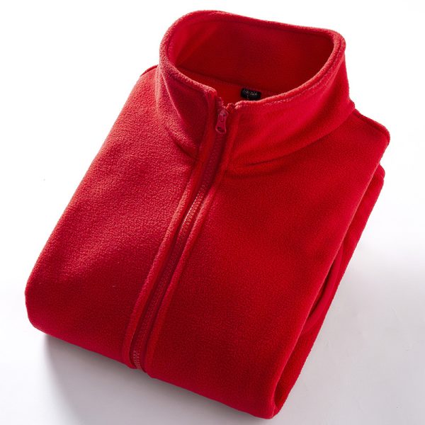 Men's Double-sided Thickened Sweater Polar Fleece Jacket - Image 9