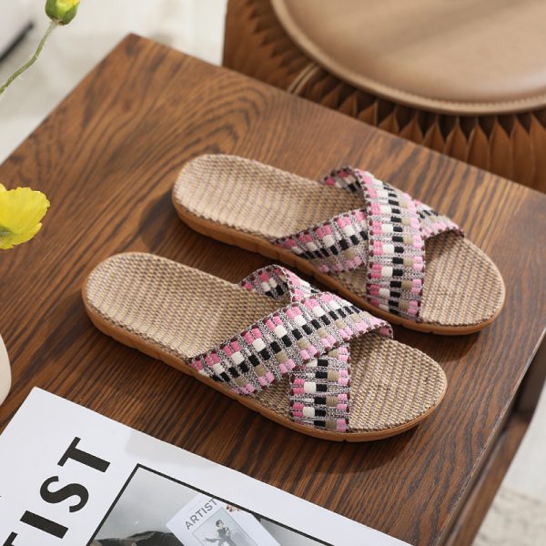 Couple Non-slip Cotton Linen Eva Soft Bottom Fashion Japan And South Korea Sandals - Image 3