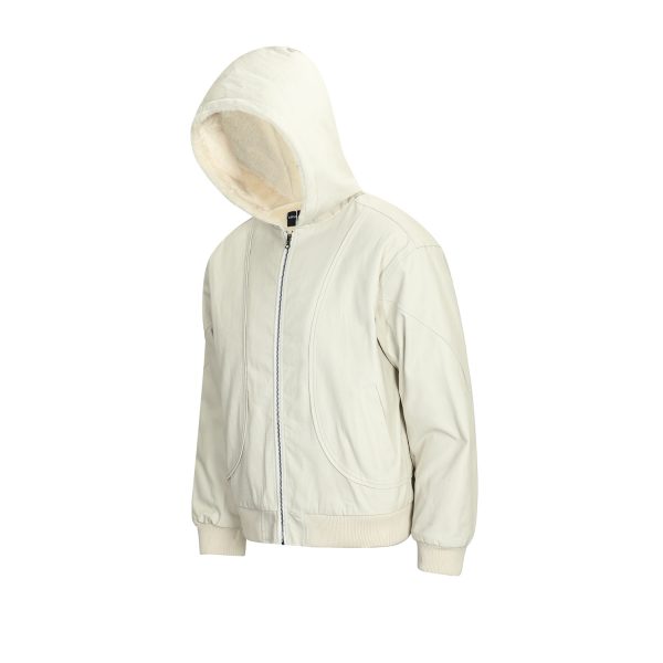 Retro Pure Color Warm Keeping Cotton-padded Jacket - Image 3