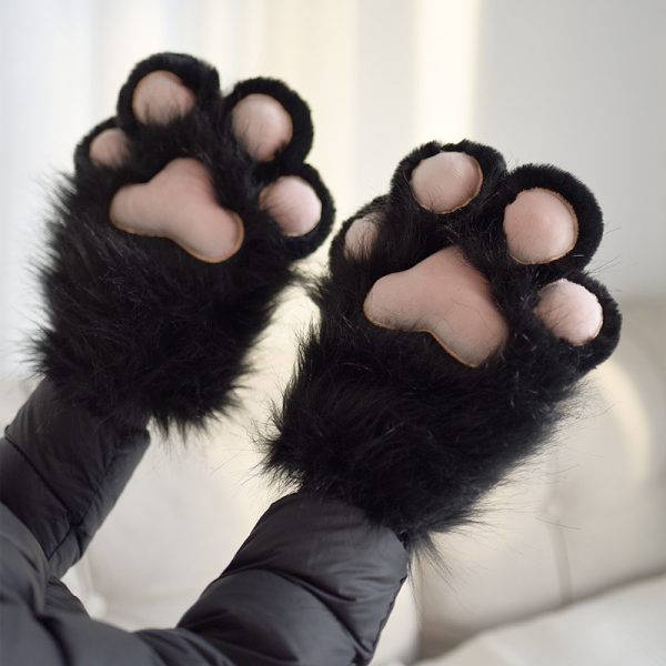 Women's Fashionable Warm Fleece-lined Cat's Paw - Image 3