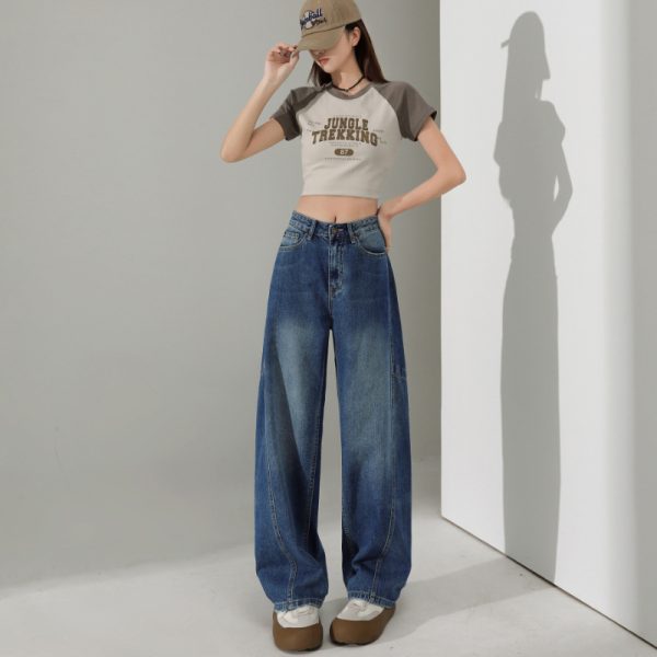 Wide Leg Jeans Loose Fashion Women - Image 2