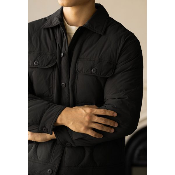 High Density Duck Down Seamless Lapel Down Jacket Men's Autumn And Winter New - Image 6