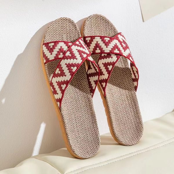 Couple Non-slip Cotton Linen Eva Soft Bottom Fashion Japan And South Korea Sandals - Image 9