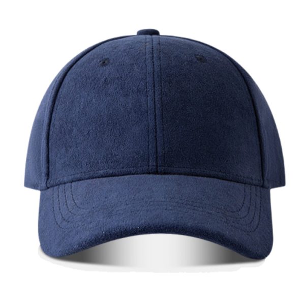 Suede Solid Color Soft Top Baseball Cap Simple Lambswool - Image 6