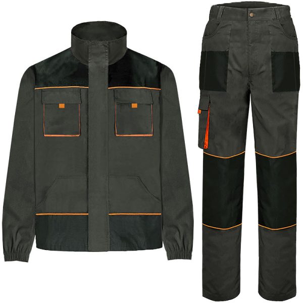 Multi-pocket Overalls Suit Wear-resistant One-piece - Image 2