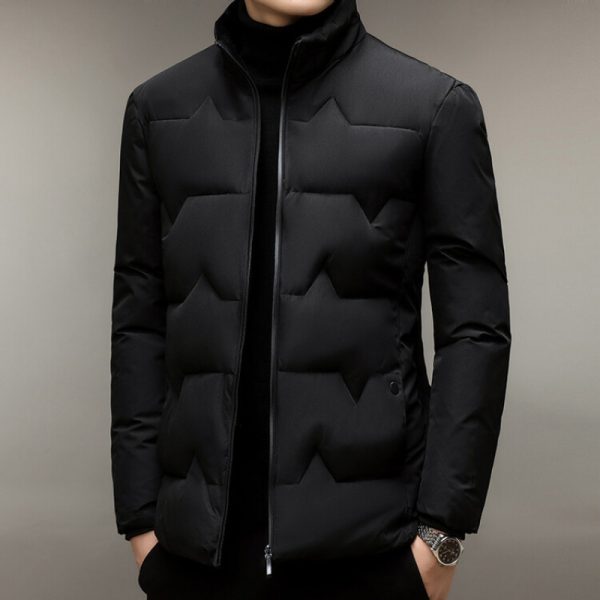 Men's Thickened Cotton-padded Coat Middle-aged Dad Cotton-padded Jacket - Image 7