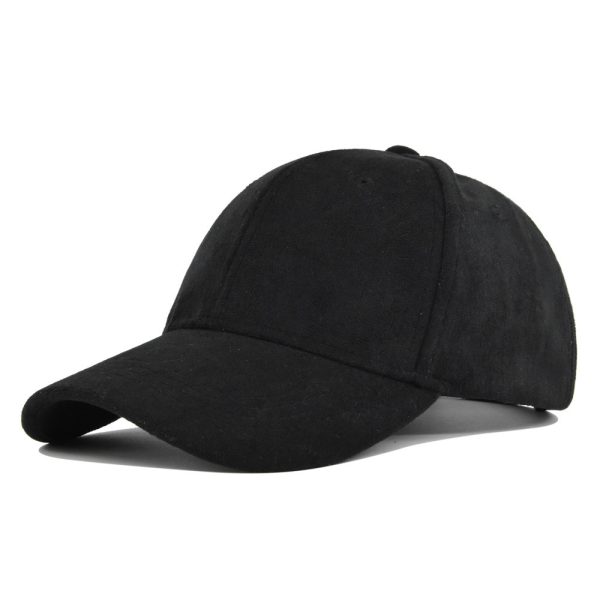 Suede Solid Color Soft Top Baseball Cap Simple Lambswool - Image 7