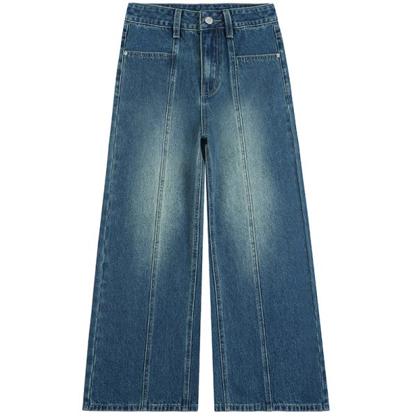 Sweet Cool High Waist Slimming And Wide Leg Jeans - Image 5