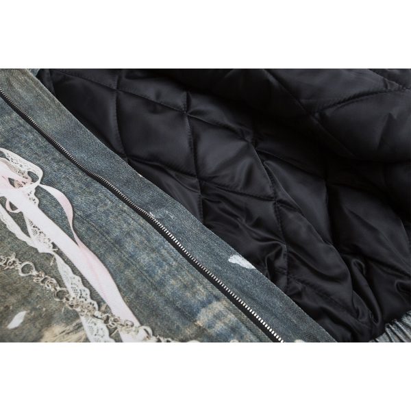 Men's American-style Retro Thickened Short And Wide Cotton-padded Jacket - Image 4