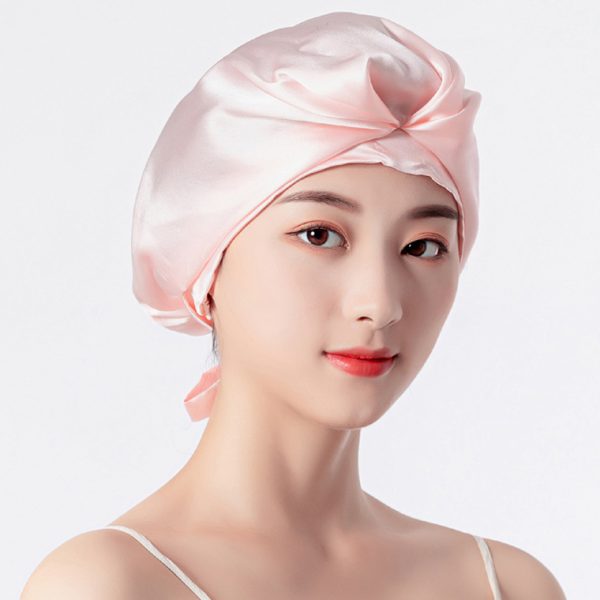 Fashion Home Sleep Lunch Break Hair Care Hat Satin - Image 6