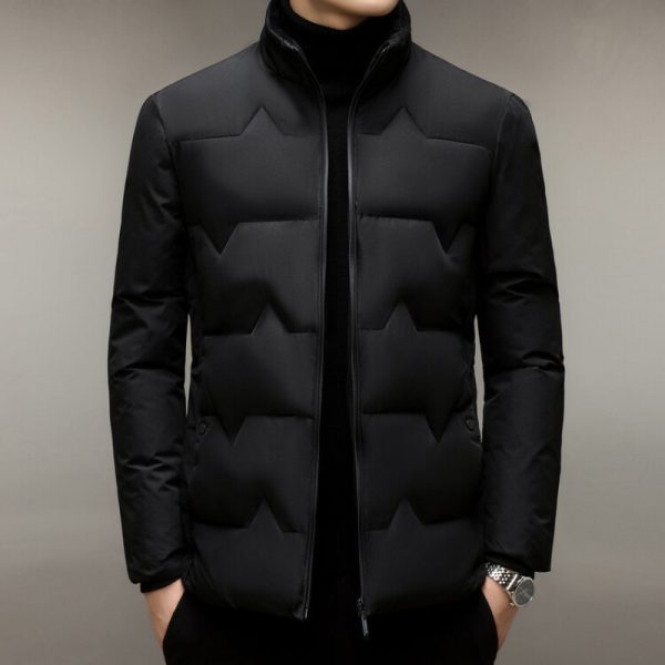 Men's Thickened Cotton-padded Coat Middle-aged Dad Cotton-padded Jacket - Image 4