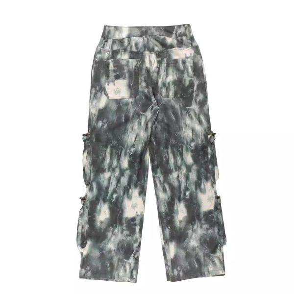 Street Design Spring New Camouflage Multi-pocket Cargo Pants Loose Girl - Image 3