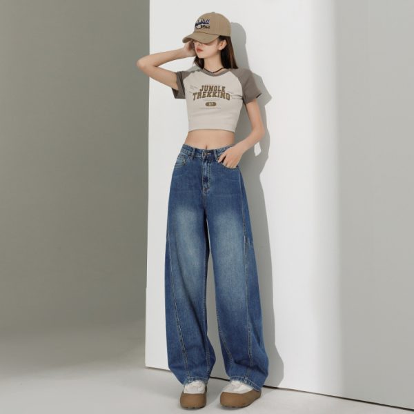 Wide Leg Jeans Loose Fashion Women - Image 5