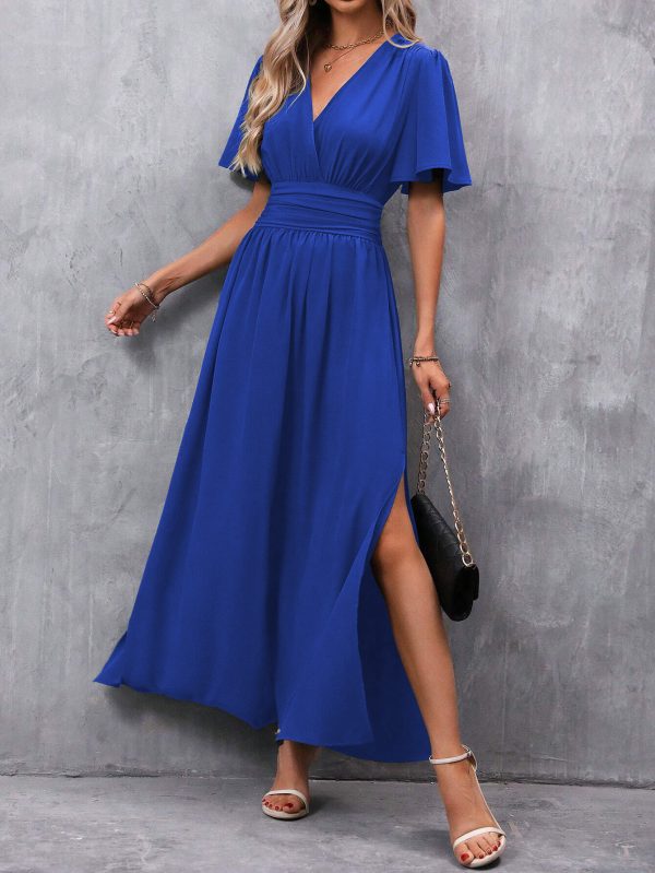 Fashionable Elegant Split Dress Women's Clothing - Image 9