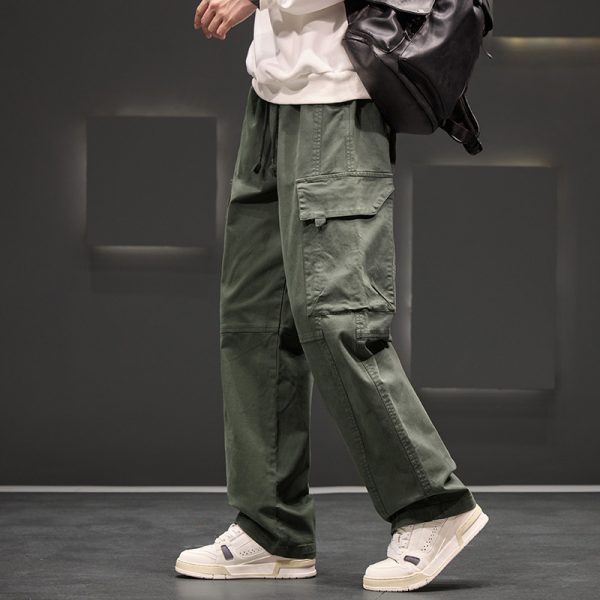 Autumn And Winter New Straight Loose Oversized Cargo Pants - Image 2